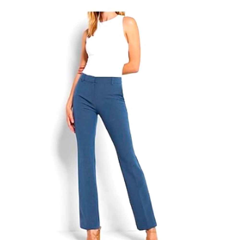Express Columnist Boot Cut Blue Pants 4Tall